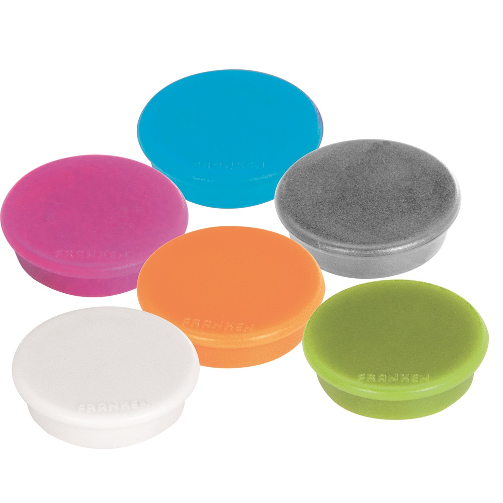 Franken Mágnes 32mm, 10 db/csomag,  különböző szín (HML30 99)