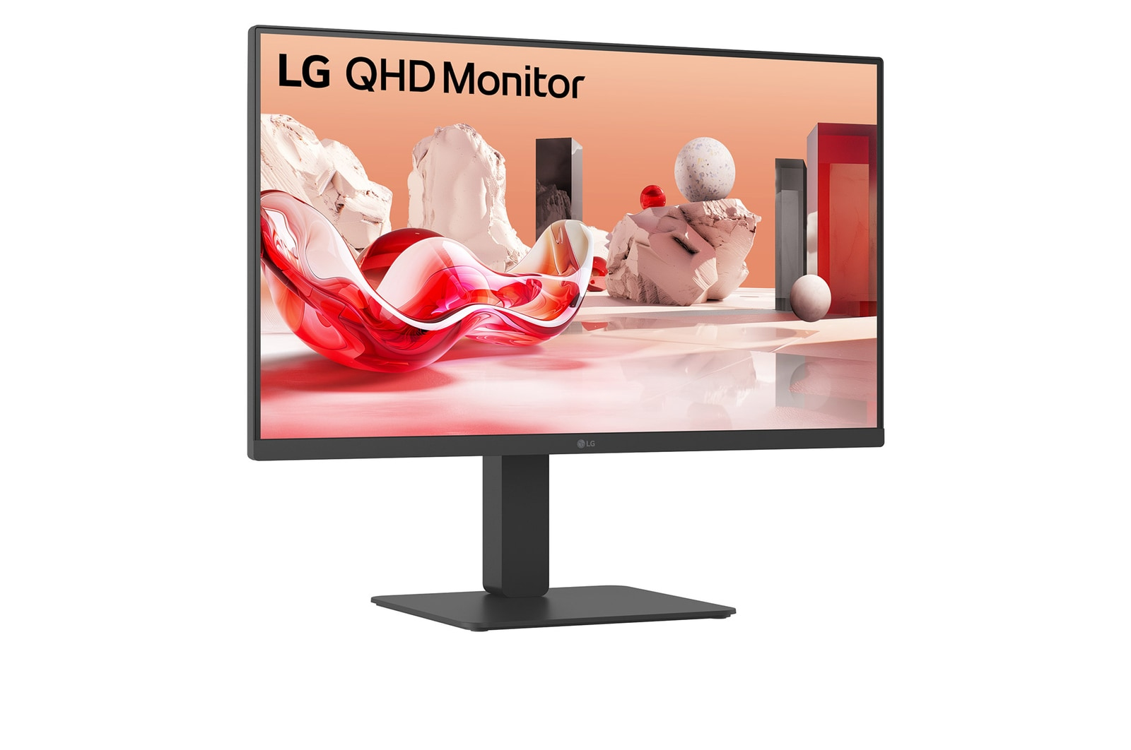 LG 27BA65QB-B monitor - 2560x1440, QHD, IPS, 100Hz, Fekete