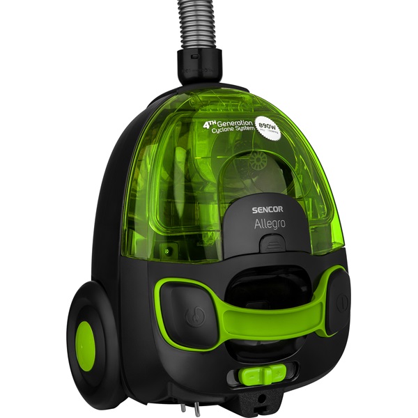 SENCOR SVC 510GR-EUE2 Porzsák nélküli porszívó, portartály: 1,5L, 890W, Zöld