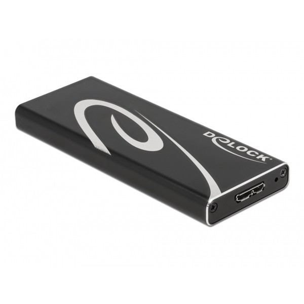 Delock 42007 SuperSpeed USB3.2 Micro-B - M.2 SSD külső ház Delock 42007 SuperSpeed USB3.2 Micro-B - M.2 SSD külső ház