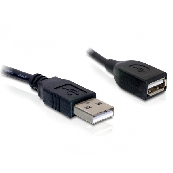 Delock 82457 USB 2.0 A-A 15cm apa-anya hosszabbítókábel Delock 82457 USB 2.0 A-A 15cm apa-anya hosszabbítókábel