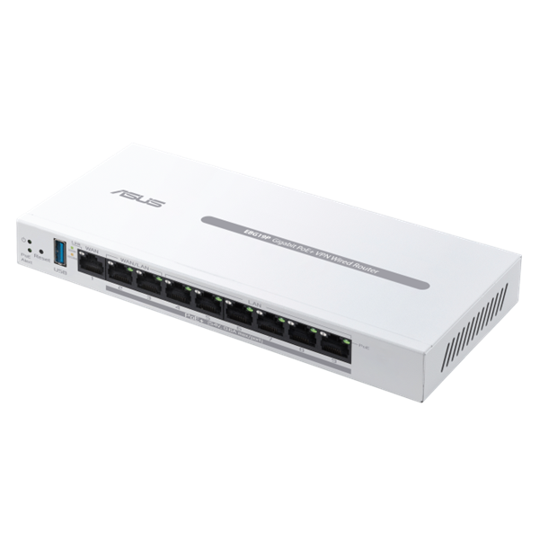 ASUS ExpertWiFi Vezetékes VPN Router 1xWAN(1000Mbps) + 2xWAN/LAN(1000Mbps POE) + 6xLAN(1000Mbps POE) + 1xUSB, EBG19P ASUS ExpertWiFi Vezetékes VPN Router 1xWAN(1000Mbps) + 2xWAN/LAN(1000Mbps POE) + 6xLAN(1000Mbps POE) + 1xUSB, EBG19P