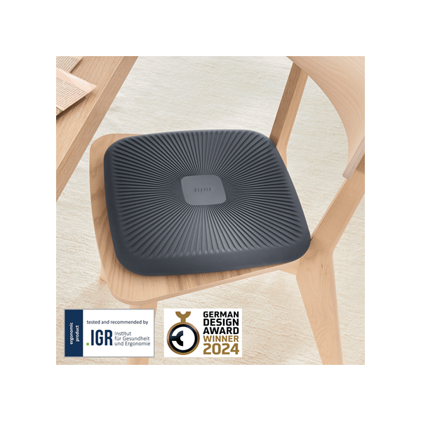 Ülőpárna, ergonómiai, LEITZ "Ergo", sötétszürke Ülőpárna, ergonómiai, LEITZ "Ergo", sötétszürke