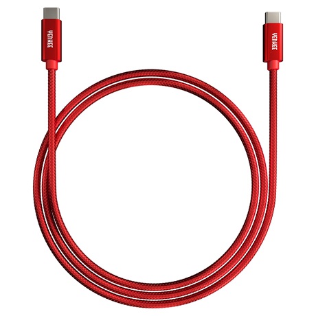 Yenkee YCU C101 RD USB-C - USB-C adat-, és töltőkábel 2m piros