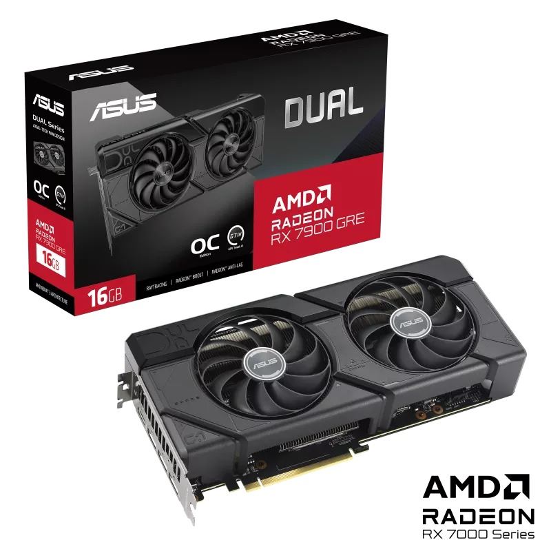 ASUS Radeon RX 7900 16GB GRE Dual OC Edition videokártya