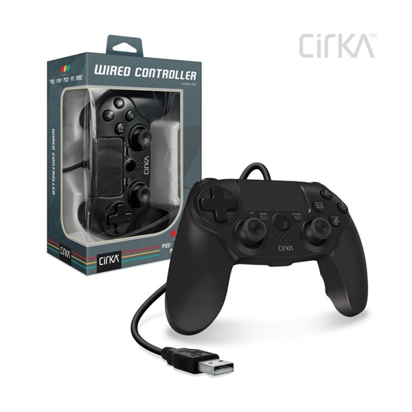 Cirka M07527-BK NuForce PS4/PC/Mac fekete vezetékes kontroller Cirka M07527-BK NuForce PS4/PC/Mac fekete vezetékes kontroller