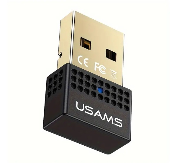 Usams bluetooth adapter (USB, v5.3) FEKETE (US-ZB285)