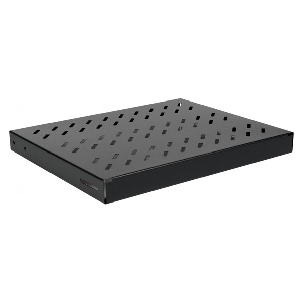 Equip Rackszekrény kiegészítő  EZVS-19-1-35-B  Fix polc  19"  1U Mélység: 350mm Fekete 