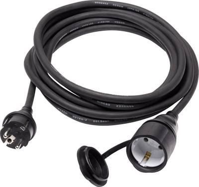 Sygonix SY-5044438 hosszabbító kábel 3m fekete Sygonix SY-5044438 hosszabbító kábel 3m fekete