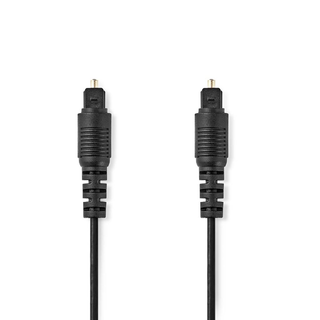 Nedis TosLink optikai audió kábel 1m fekete (CAGP25000BK10) Nedis TosLink optikai audió kábel 1m fekete (CAGP25000BK10)