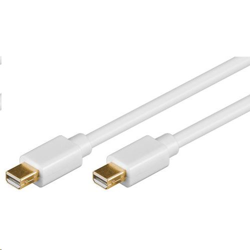 Delock 83456 mini Displayport male - male 5 m kábel, fehér Delock 83456 mini Displayport male - male 5 m kábel, fehér