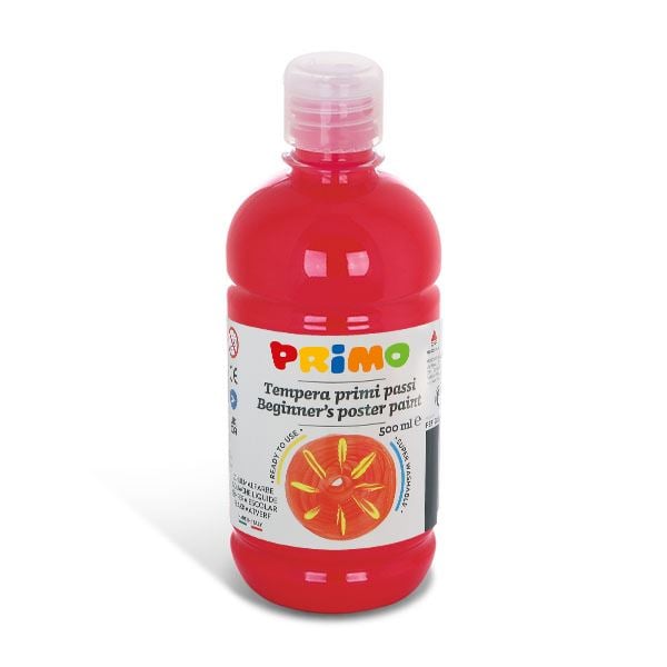 Primo 380 tempera 500ml sötétpiros (202BR500380)