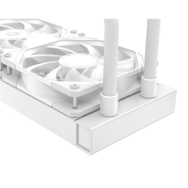 ID-Cooling CPU Water Cooler   FX240 INF WHITE  27.2dB max. 98,54 m3/h  2x12cm fehér 