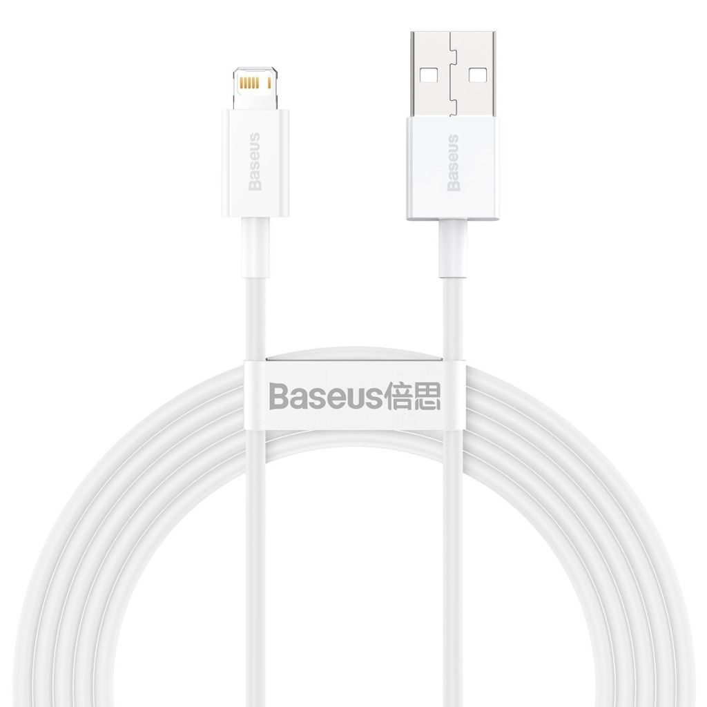 Baseus Superior USB-A --> Lightning 2,4A 2m fehér (CALYS-C02) Baseus Superior USB-A --> Lightning 2,4A 2m fehér (CALYS-C02)