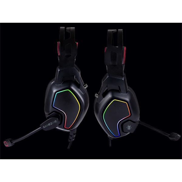 Tracer Raptor V2 GameZone 2.0/RGB világítás/50mm/2x Minijack + USB/fekete/vezetékes gamer headset