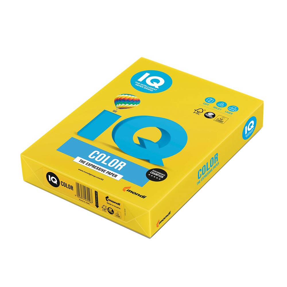 Mondi Másolópapír, színes, A3, 80g.  IG50 500ív/csomag, intenzív mustár