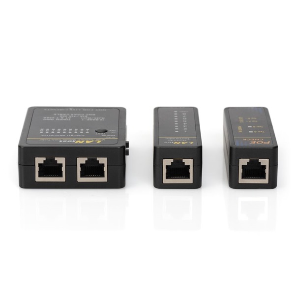Digitus DN-14001-1 hálózati kábelteszter fekete Digitus DN-14001-1 hálózati kábelteszter fekete