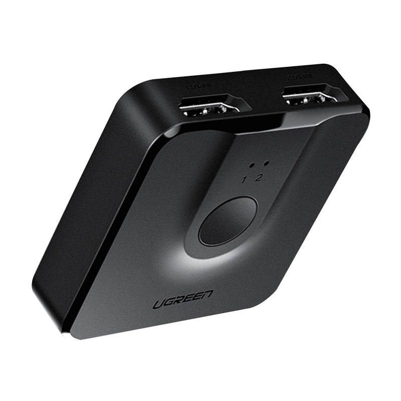 UGREEN 2 az 1-ben HDMI 2.0 kapcsoló 20cm (fekete) UGREEN 2 az 1-ben HDMI 2.0 kapcsoló 20cm (fekete)