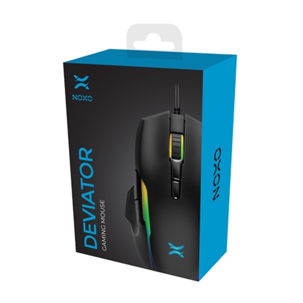 NOXO Deviator Gaming egér fekete
