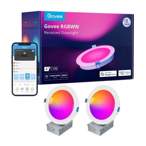 Govee Smart LED süllyesztett lámpa 2db (B601B)