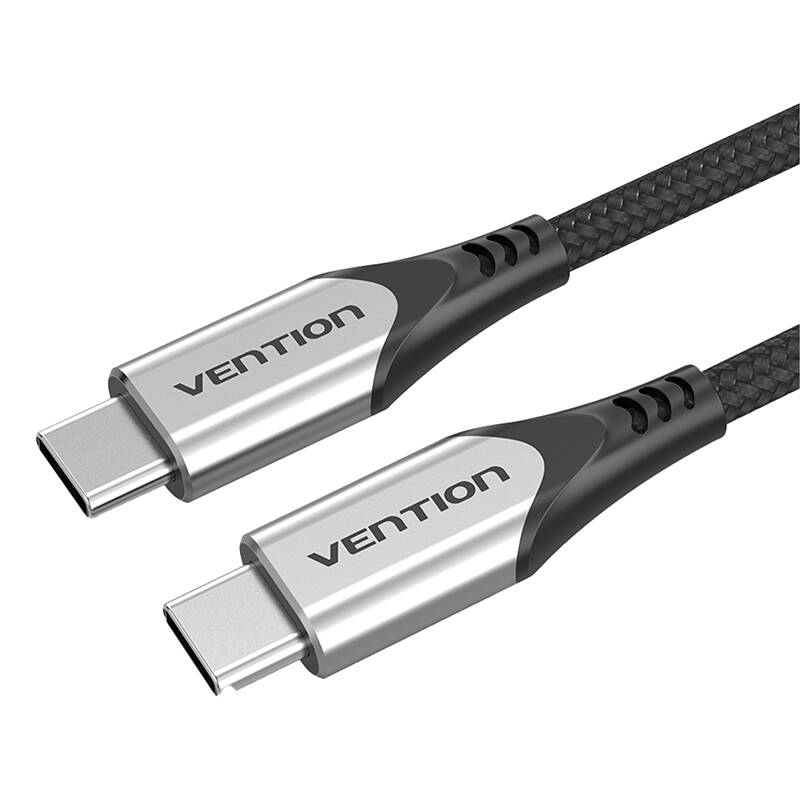 USB-C - USB-C 60W kábel Vention TAAHD 0.5m (szürke) USB-C - USB-C 60W kábel Vention TAAHD 0.5m (szürke)