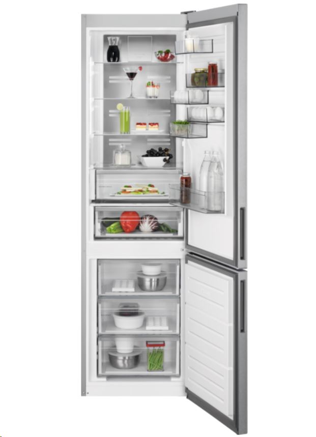 AEG RCB736E5MX alulfagyasztós hűtőszerkény inox