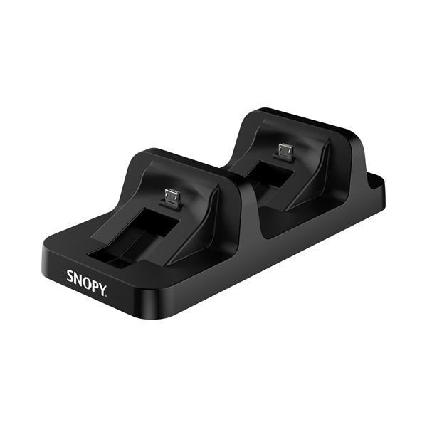 Snopy SG-PS4 dokkoló 2x PS4 kontroller töltéséhez Gamepad töltő fekete Snopy SG-PS4 dokkoló 2x PS4 kontroller töltéséhez Gamepad töltő fekete