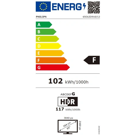 Philips 65OLED910/12 UHD AMBILIGHT SMART OLED TV