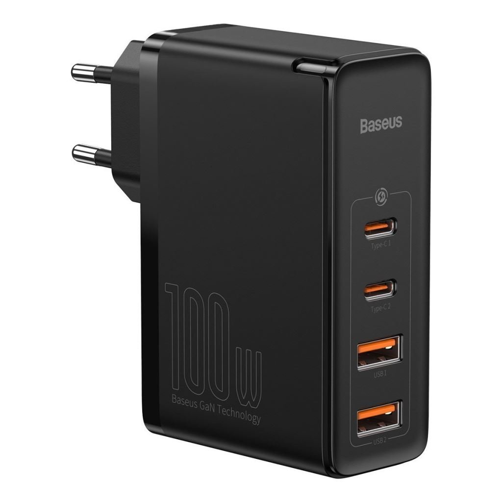 Baseus GaN2 Pro 2xUSB-A + 2xUSB-C hálózati töltő fekete (CCGAN2P-L01) Baseus GaN2 Pro 2xUSB-A + 2xUSB-C hálózati töltő fekete (CCGAN2P-L01)
