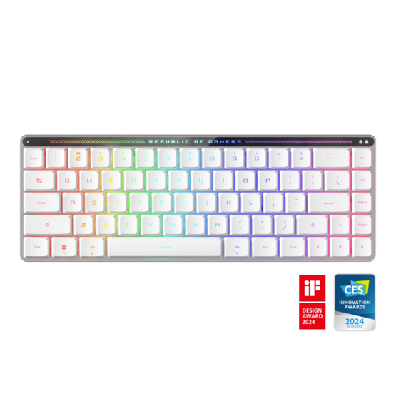 ASUS ROG Falchion RX Low Profile vezeték nélküli billentyűzet Fehér HU Piros ASUS ROG Falchion RX Low Profile vezeték nélküli billentyűzet Fehér HU Piros