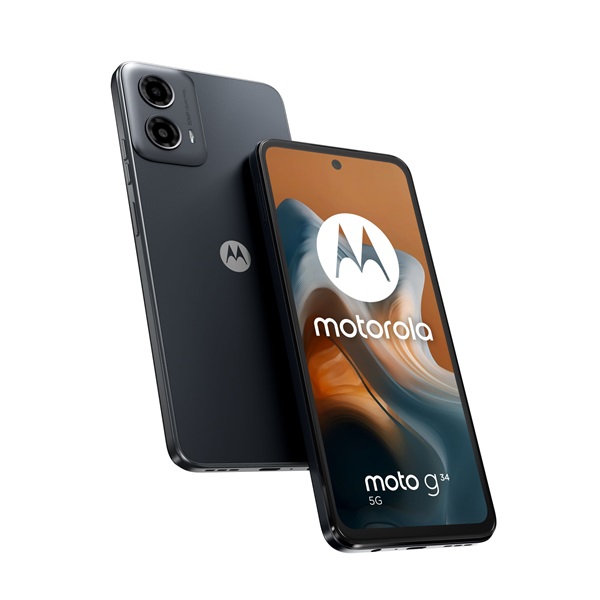 Motorola Moto G34 6,5" 5G 8/128GB DualSIM Charcoal Black okostelefon Motorola Moto G34 6,5" 5G 8/128GB DualSIM Charcoal Black okostelefon