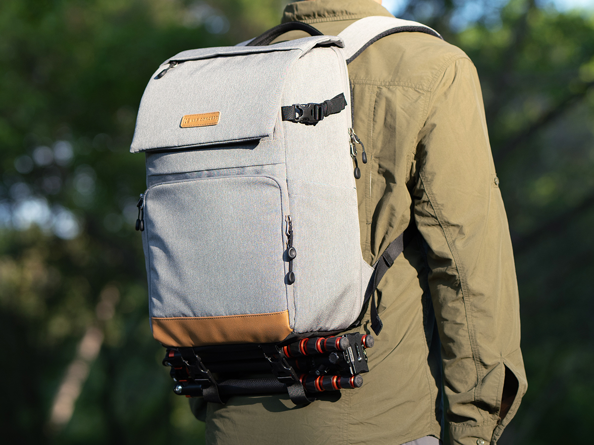 K&F Concept Beta Backpack 22L, fotós hátizsák, szürke