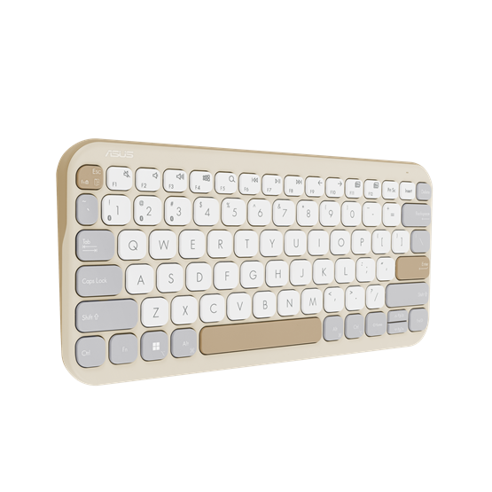  ASUS Marshmallow KW100 vezeték nélküli billentyűzet  HU Oat Milk