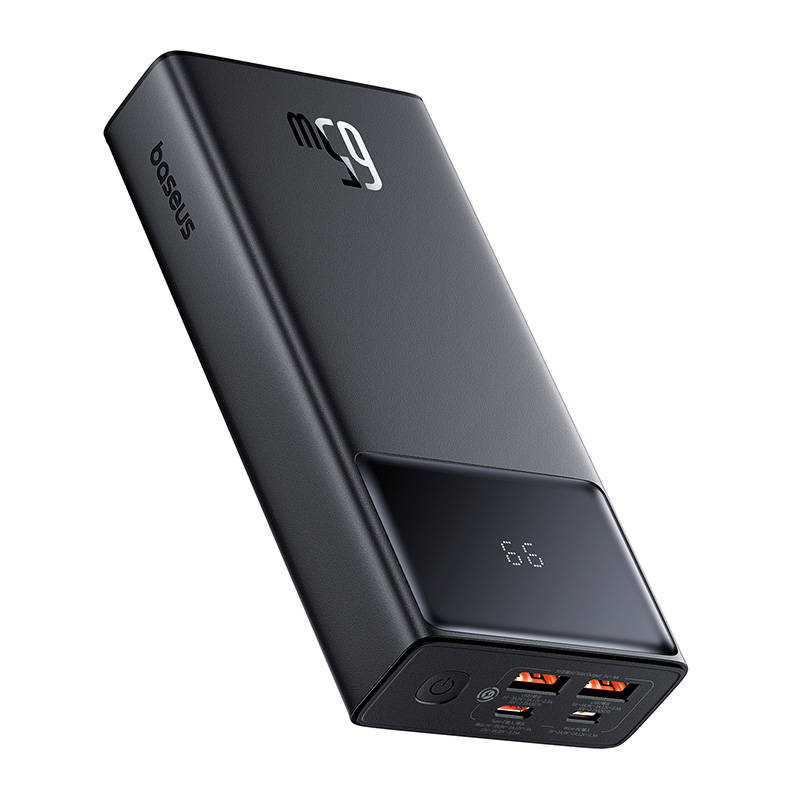 Power Bank Baseus OS Star-Lord, 20000mAh 65W + USB - USB-C cable (Black) Power Bank Baseus OS Star-Lord, 20000mAh 65W + USB - USB-C cable (Black)