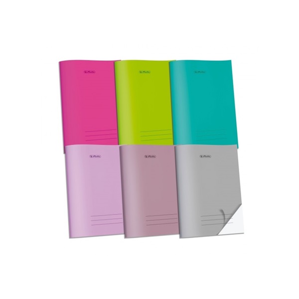 Herlitz PP A5 60lapos kockás vegyes színű füzet Herlitz PP A5 60lapos kockás vegyes színű füzet