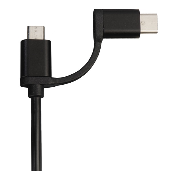 Hama 4 az 1-ben (USB, USB Type-C, micro USB + OTG) 1m fekete adatkábel Hama 4 az 1-ben (USB, USB Type-C, micro USB + OTG) 1m fekete adatkábel