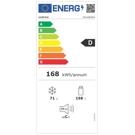 Gorenje RK418DPS4 HŰTŐ ALULFAGYASZTÓS Gorenje RK418DPS4 HŰTŐ ALULFAGYASZTÓS
