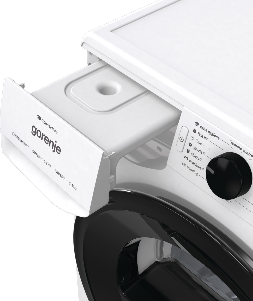 Gorenje DPNE92/GNLWIFI Hőszivattyús szárítógép – 9 Kg, A Energiaosztály, WiFi,  Remote control, ExtraHigiénia opció, Cotton eco