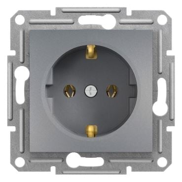 Schneider EPH2900162 ASFORA csavaros 2P+F csatlakozóaljzat acél Schneider EPH2900162 ASFORA csavaros 2P+F csatlakozóaljzat acél