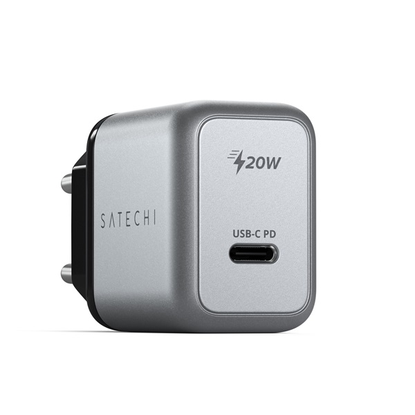 Satechi ST-UC20WCM-EU 20W Type-C PD asztroszürke hálózati töltő Satechi ST-UC20WCM-EU 20W Type-C PD asztroszürke hálózati töltő