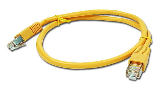 Gembird Cablexpert FTP CAT5e patch kábel 0.5m sárga  (PP22-0.5M/Y)