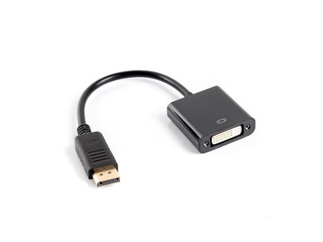 Lanberg DisplayPort --> DVI-D kábel 10cm (AD-0007-BK)