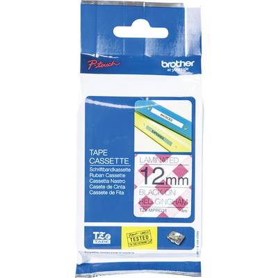 Feliratozó szalag mintával Brother TZe-MPRG31 Szalagszín: Fehér (piros káró mintával) Szövegszín: Fekete 12 mm 4 m Feliratozó szalag mintával Brother TZe-MPRG31 Szalagszín: Fehér (piros káró mintával) Szövegszín: Fekete 12 mm 4 m
