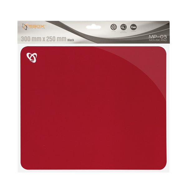 SBOX MP-03R Egérpad Red