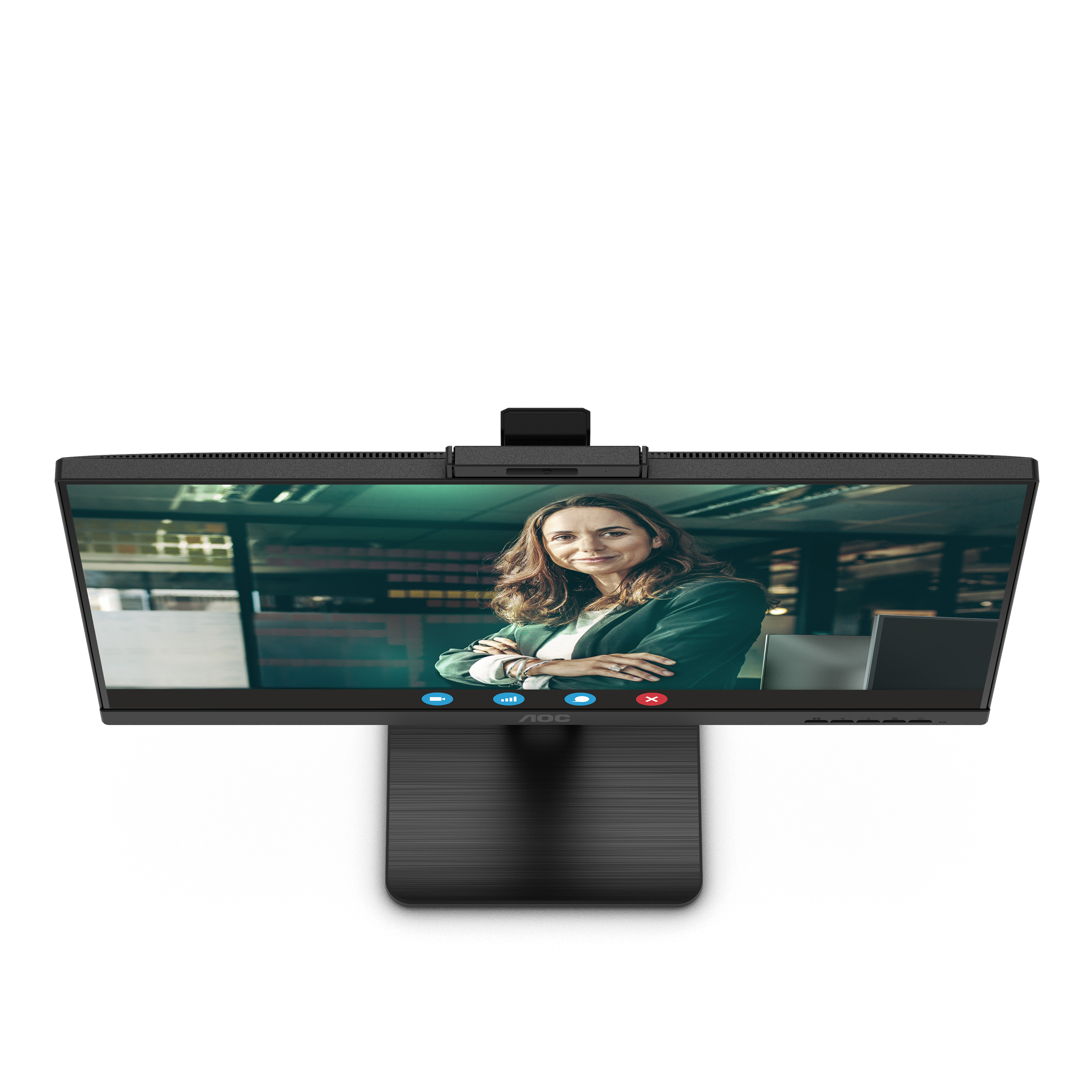 AOC 24" 24P3CW IPS LED  Monitor - 1920x1080, Full HD, 75Hz, 4ms, Hangszóró, LAN, Fekete