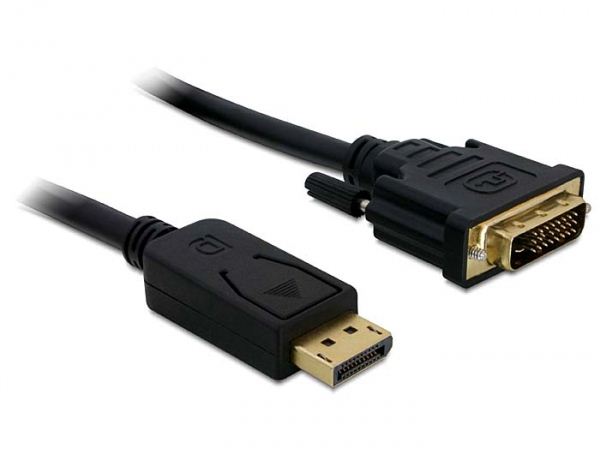Delock DL82590 Displayport - DVI 24+1 kábel apa - apa 1.0m Delock DL82590 Displayport - DVI 24+1 kábel apa - apa 1.0m