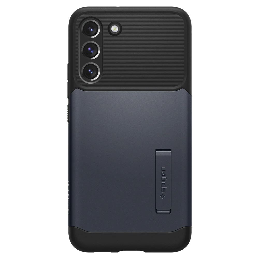 Spigen Slim Armor Samsung Galaxy S22 Plus 5G tok Metal Slate - fekete-kék (ACS03978)