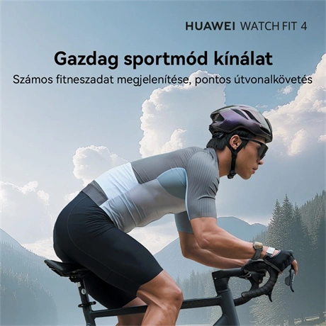 Huawei Watch Fit 4 okosóra Fekete