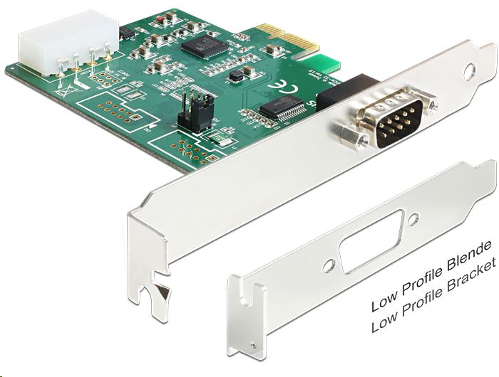 DeLock 89333 1x Soros port bővítő kártya PCIe  