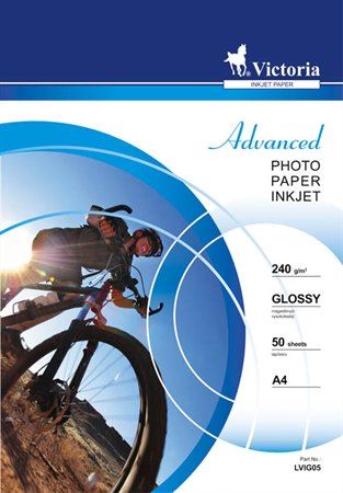 Victoria Fotópapír "Advanced" tintasugaras A4 240g 50db fényes (LVIG05)